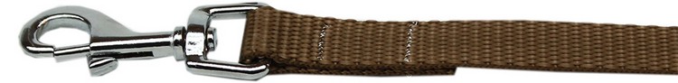 Plain Nylon Pet Leash 3/8in by 6ft Tan